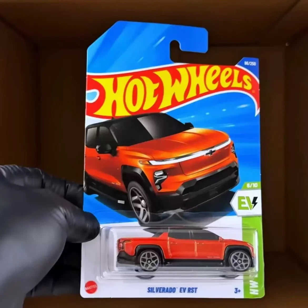 2025 Hot Wheels Mainline | Silverado EV RST 86/250 HW EV 6/10 Orange