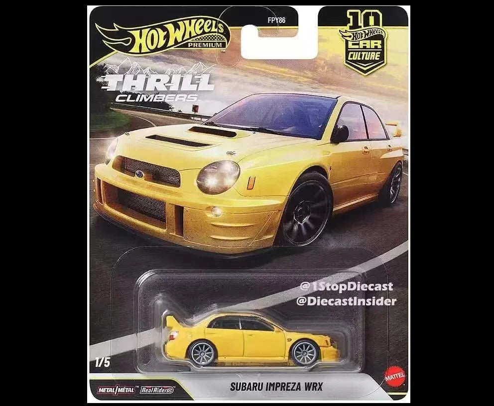 2026 Hot Wheels Premium Car Culture Thrill Climbers Full Set