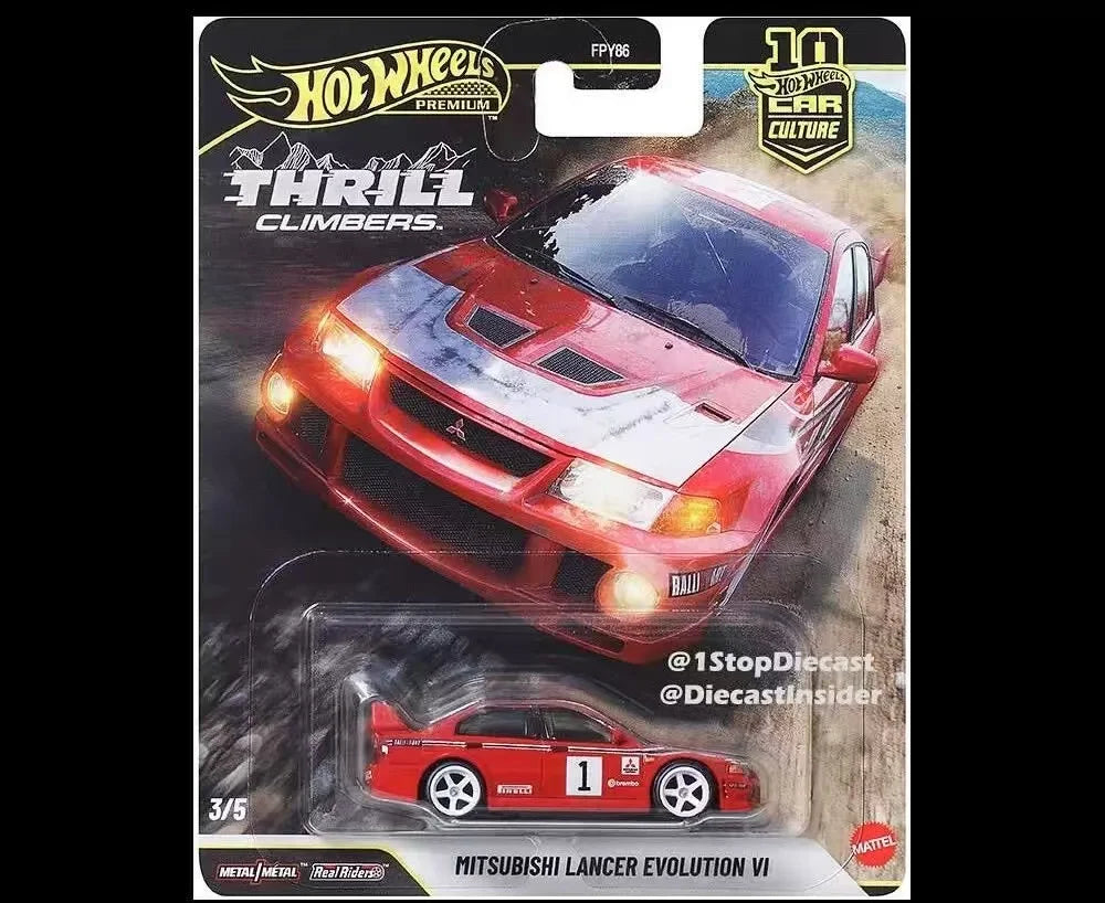 2026 Hot Wheels Premium Car Culture Thrill Climbers Full Set