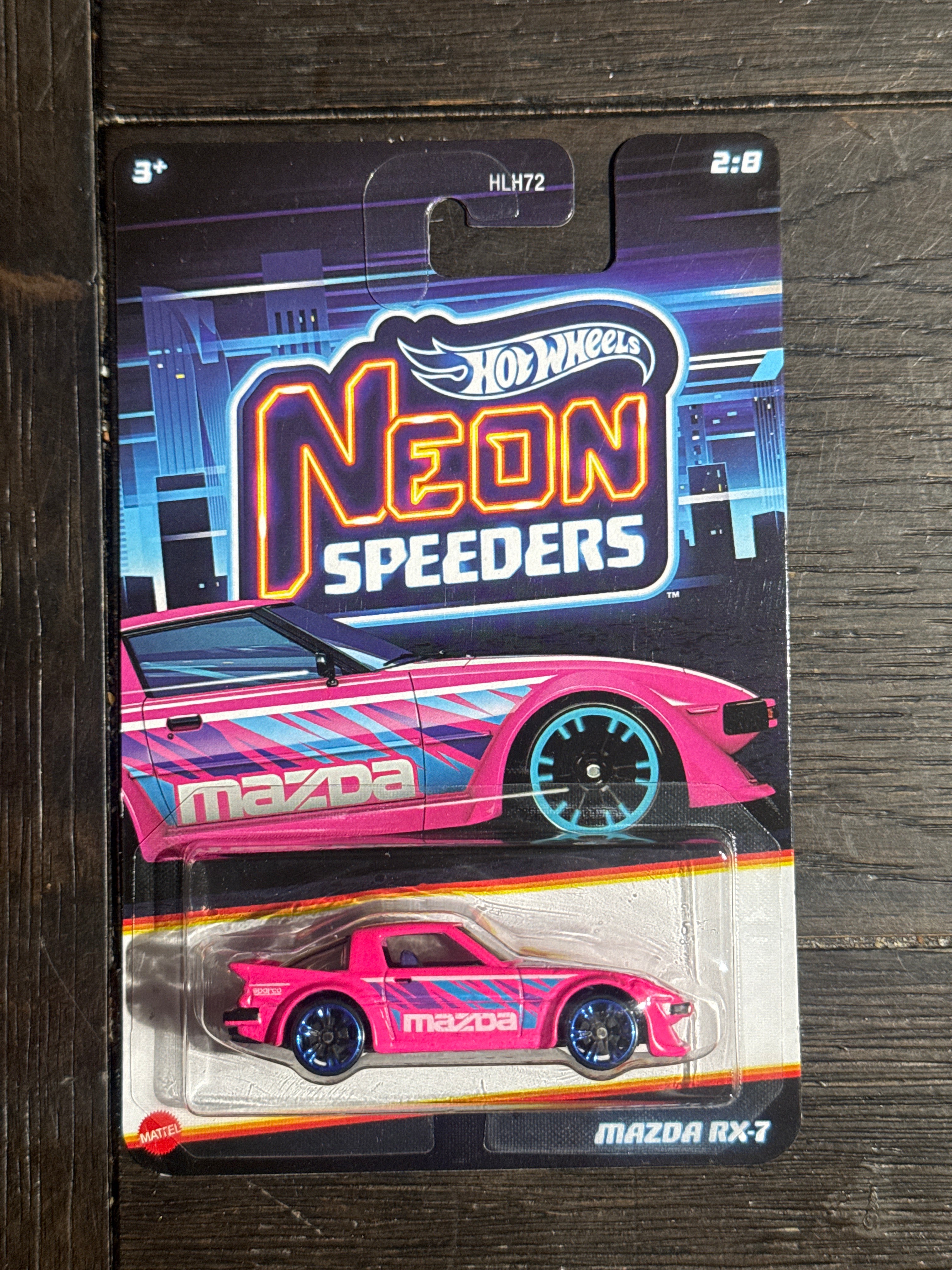 2025 Hot Wheels Neon Speeders | Mazda RX-7 2/8