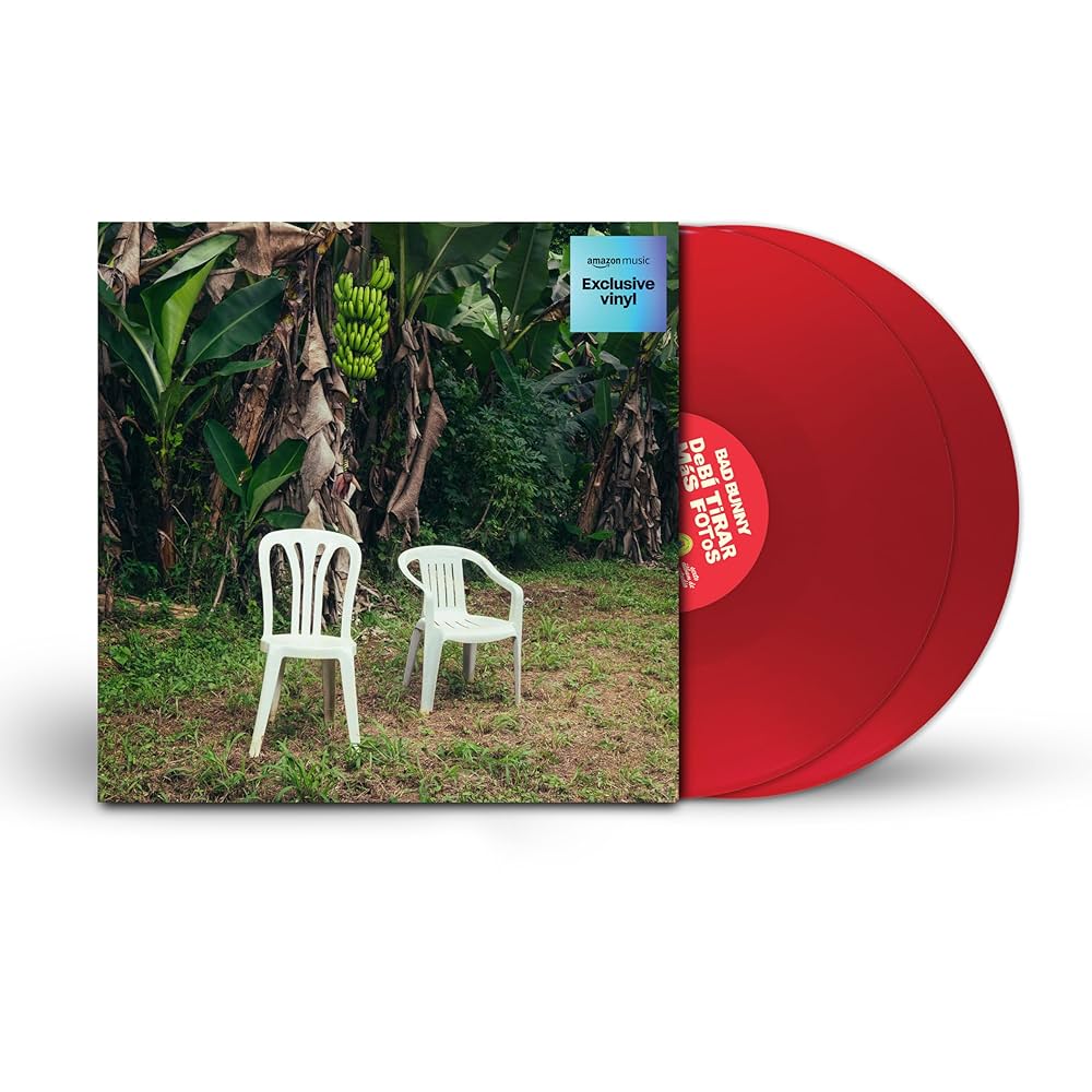 Bad Bunny DTmF Vinyl Album Red | DeBÍ TiRAR MáS FOToS (Amazon Exclusive)