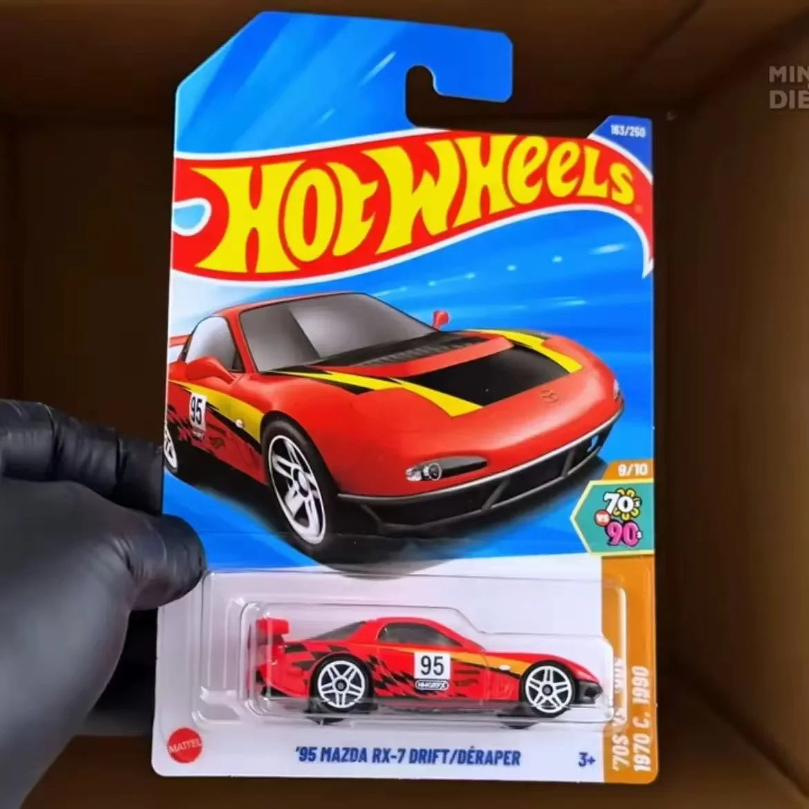 2025 Hot Wheels Mainline | '95 Mazda RX-7 Drift 163/250 HW '70s vs '90s 9/10 Red