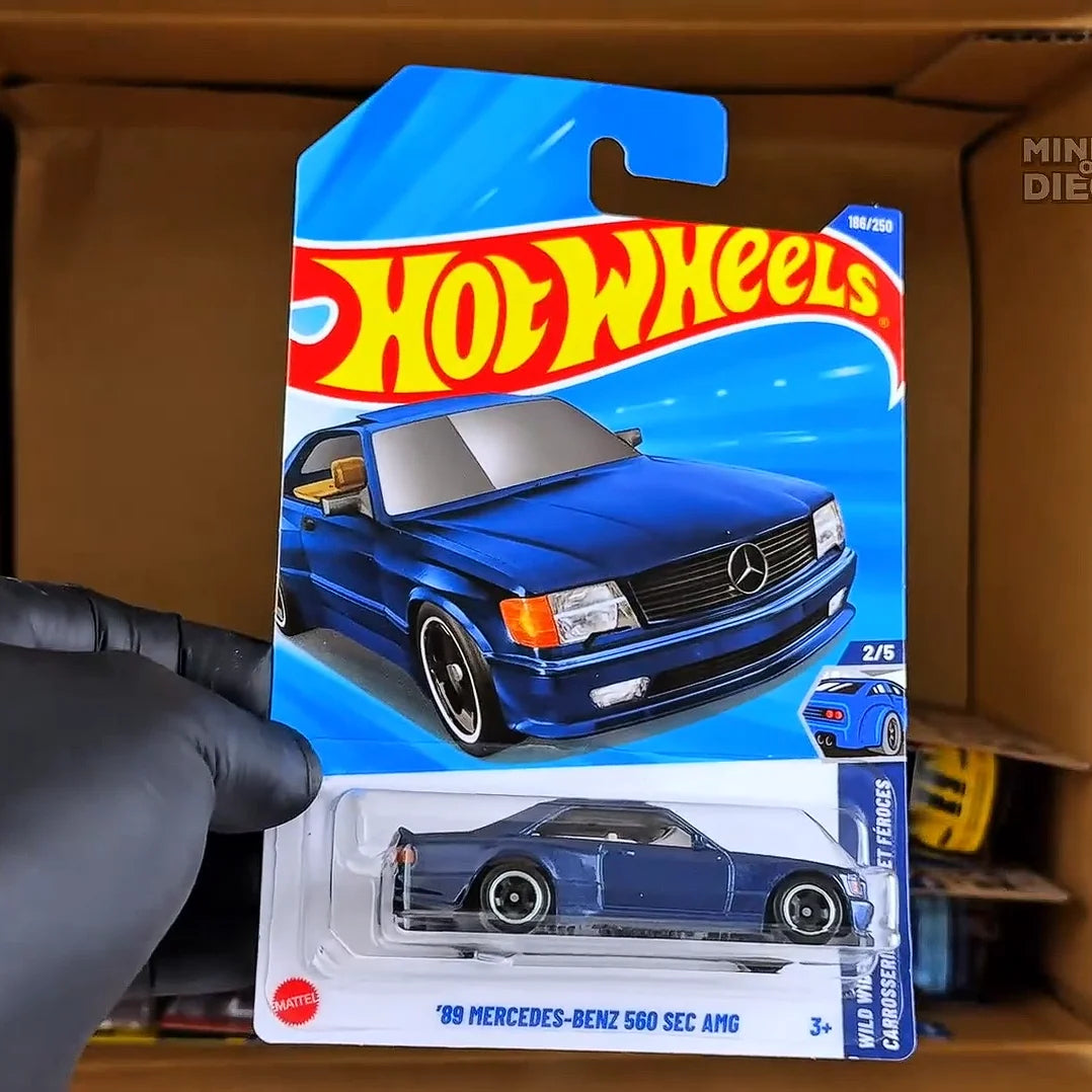 2025 Hot Wheels Mainline | '89 Mercedes-Benz 560 SEC AMG 186/250 Wild Widebody 2/5
