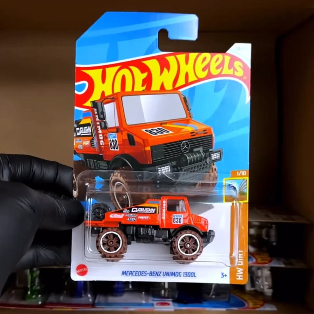 2024 Hot Wheels Mainline | Mercedes-Benz Unimog 1300L 178/250 HW Dirt 1/10