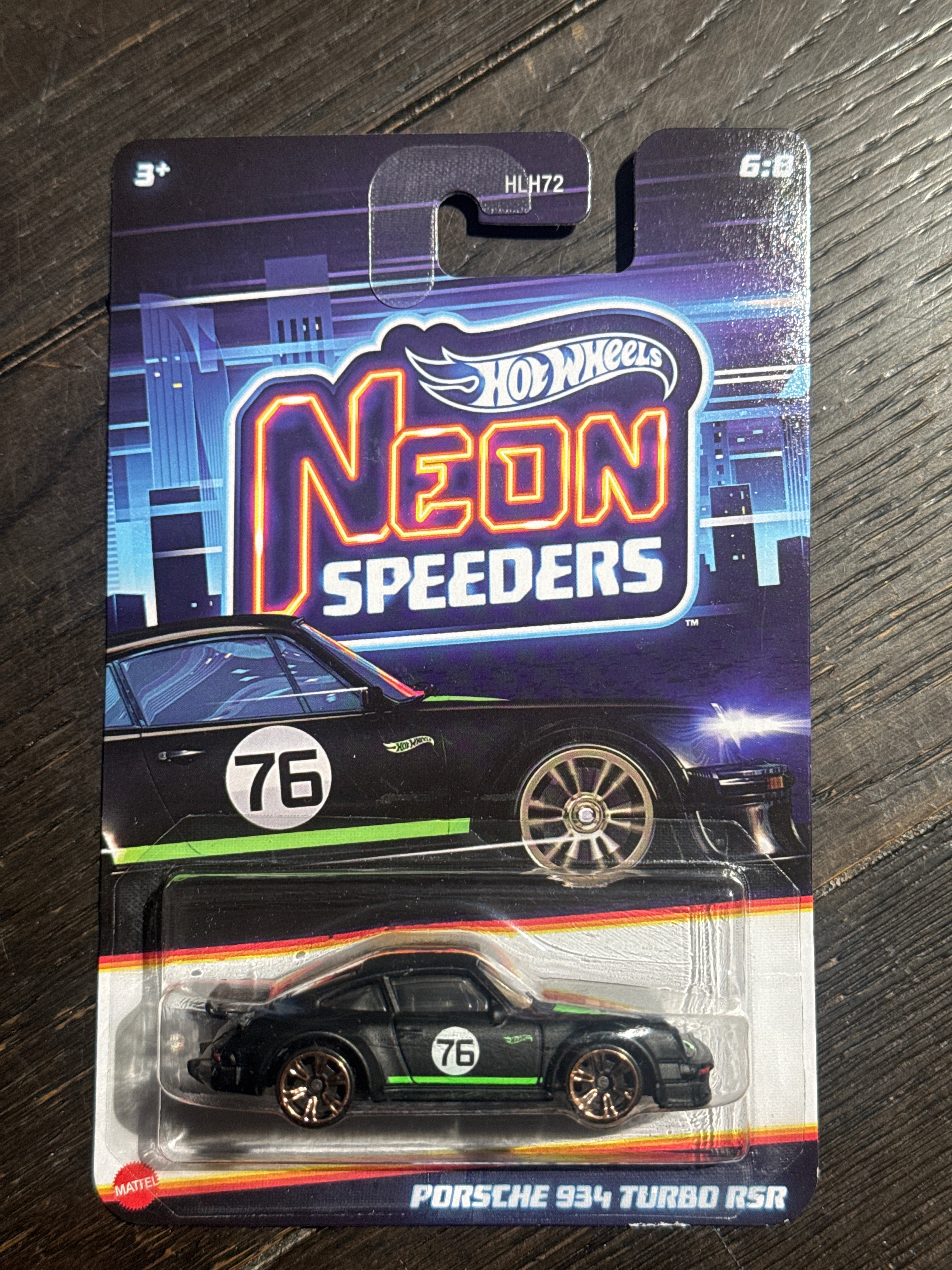 2025 Hot Wheels Neon Speeders | Porsche 934 Turbo RSR 6/8