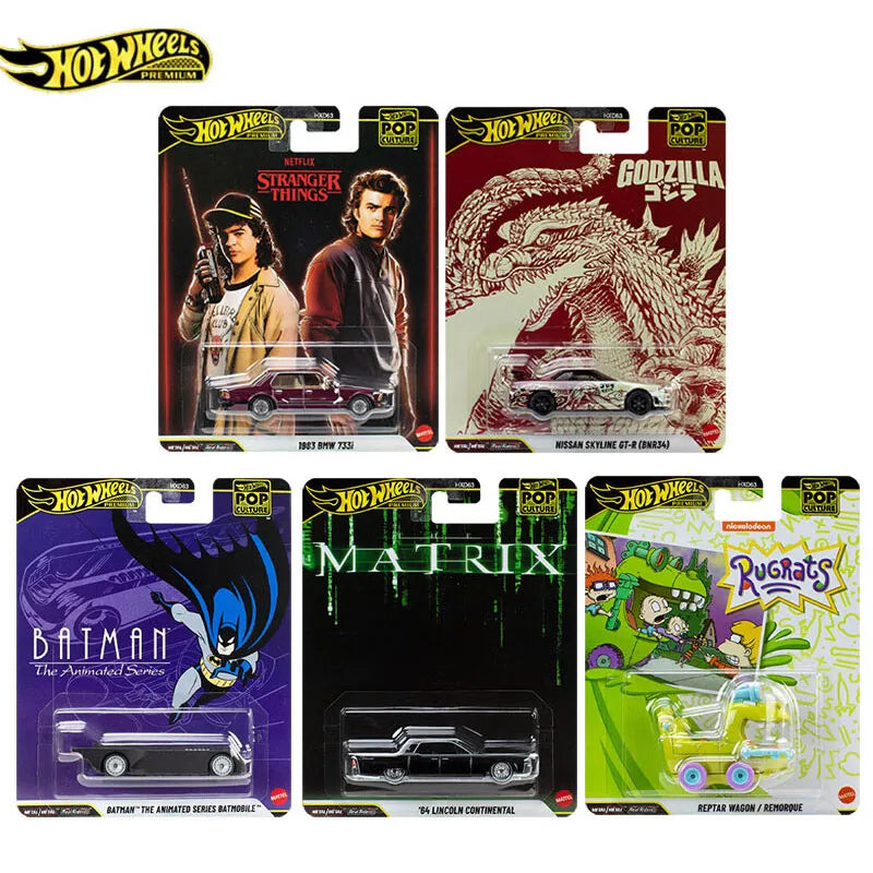 2026 Hot Wheels Premium Pop Culture Nissan GTR Godzilla Full Set